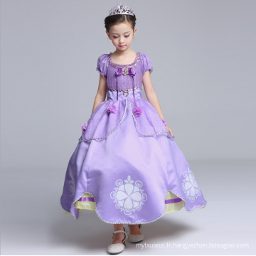 Halloween Hallowmas costume filles princesse vêtements enfants grands longs personnages de dessin animé moelleux tenues en gros manches bouffantes